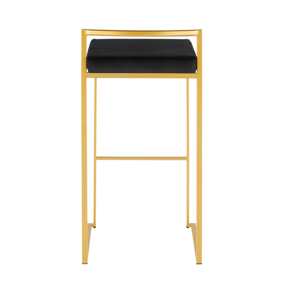 Fuji Stacker 30" Fixed-Height Barstool - Set of 3