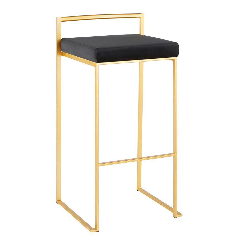 Fuji Stacker 30" Fixed-Height Barstool - Set of 3