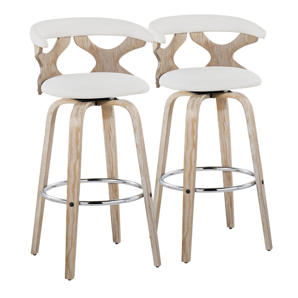 Gardenia 30" Fixed-Height Barstool - Set of 2