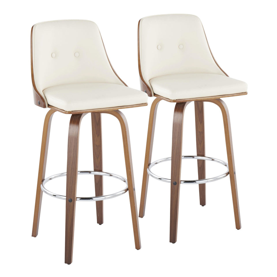 Gianna 30" Fixed-Height Barstool - Set of 2