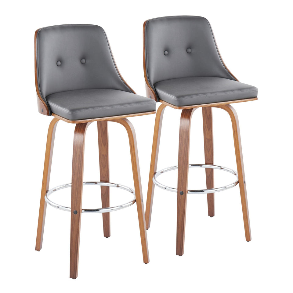 Gianna 30" Fixed-Height Barstool - Set of 2