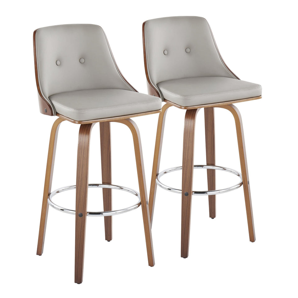 Gianna 30" Fixed-Height Barstool - Set of 2