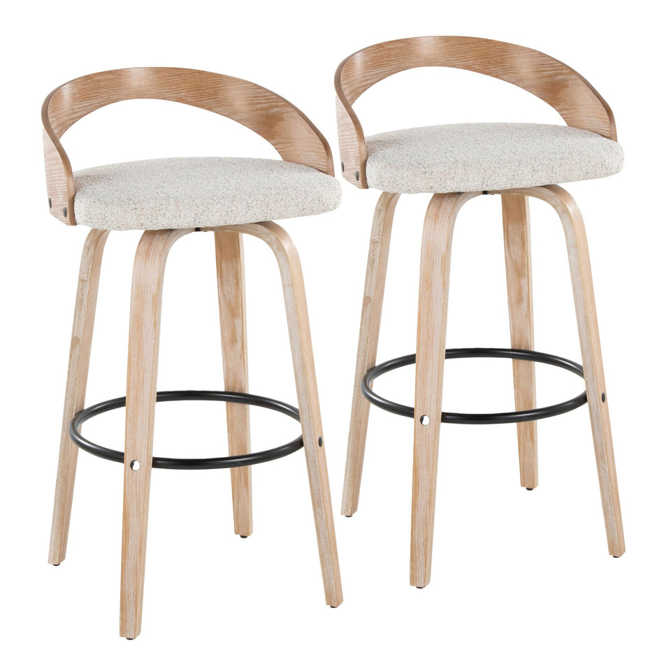 Grotto 30" Fixed-Height Barstool - Set of 2