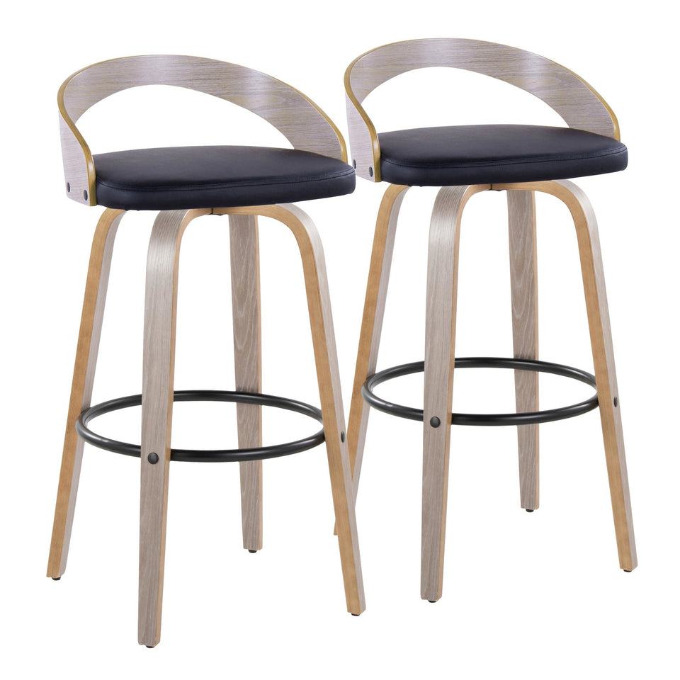 Grotto 30" Fixed-Height Barstool - Set of 2