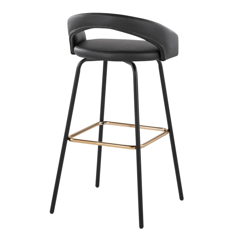 Grotto Upholstered 30" Fixed-Height Barstool - Set of 2