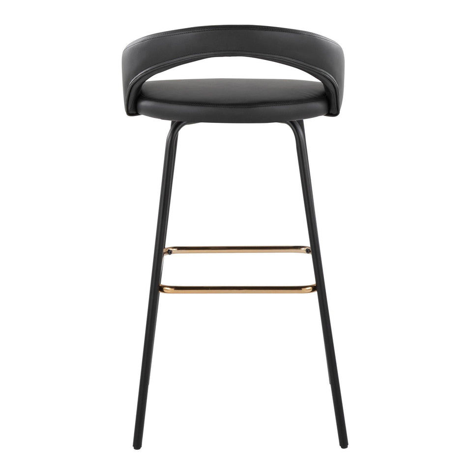 Grotto Upholstered 30" Fixed-Height Barstool - Set of 2