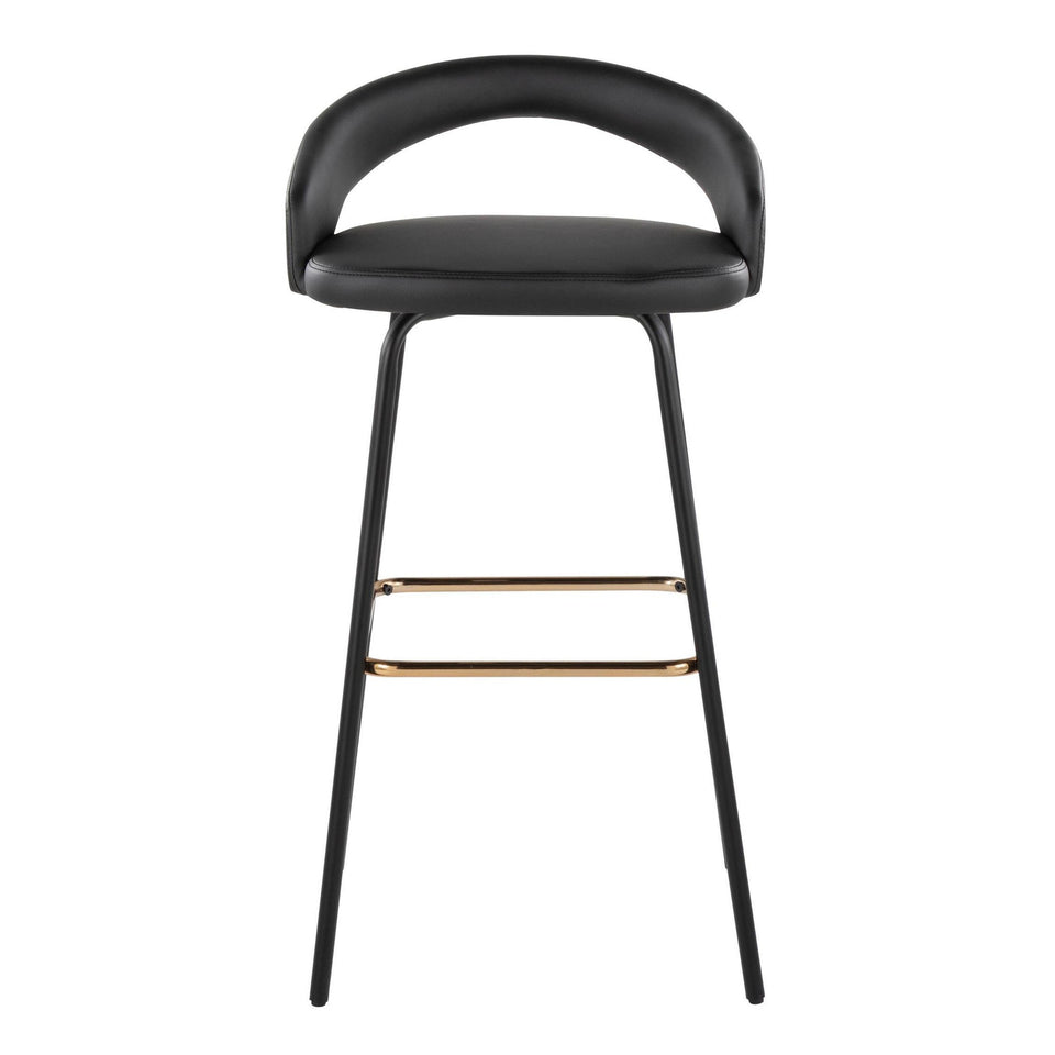 Grotto Upholstered 30" Fixed-Height Barstool - Set of 2