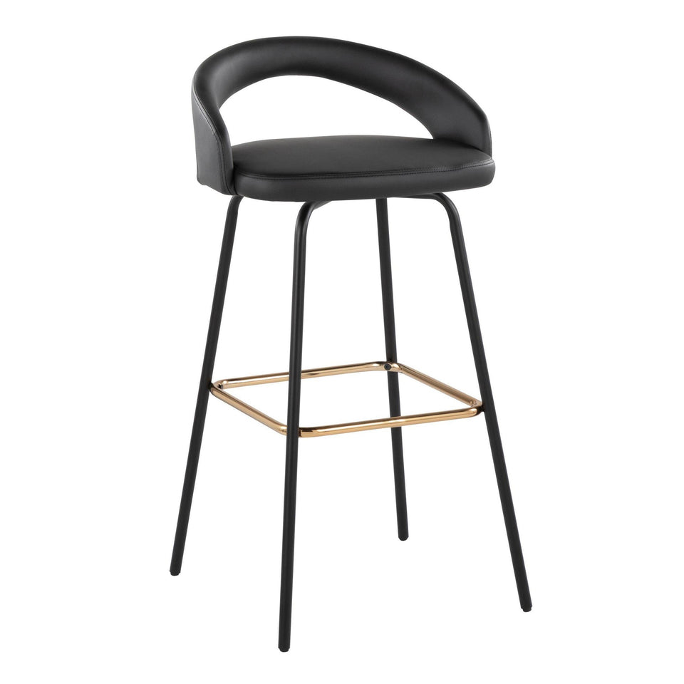 Grotto Upholstered 30" Fixed-Height Barstool - Set of 2