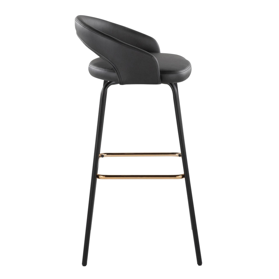 Grotto Upholstered 30" Fixed-Height Barstool - Set of 2