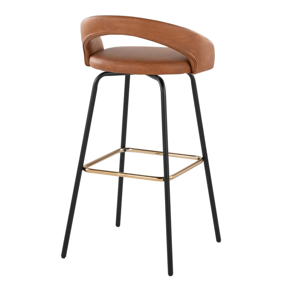 Grotto Upholstered 30" Fixed-Height Barstool - Set of 2