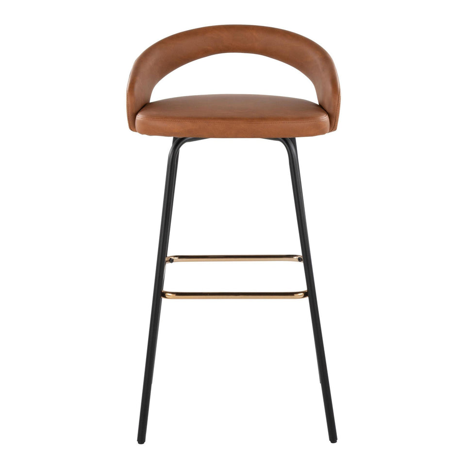 Grotto Upholstered 30" Fixed-Height Barstool - Set of 2