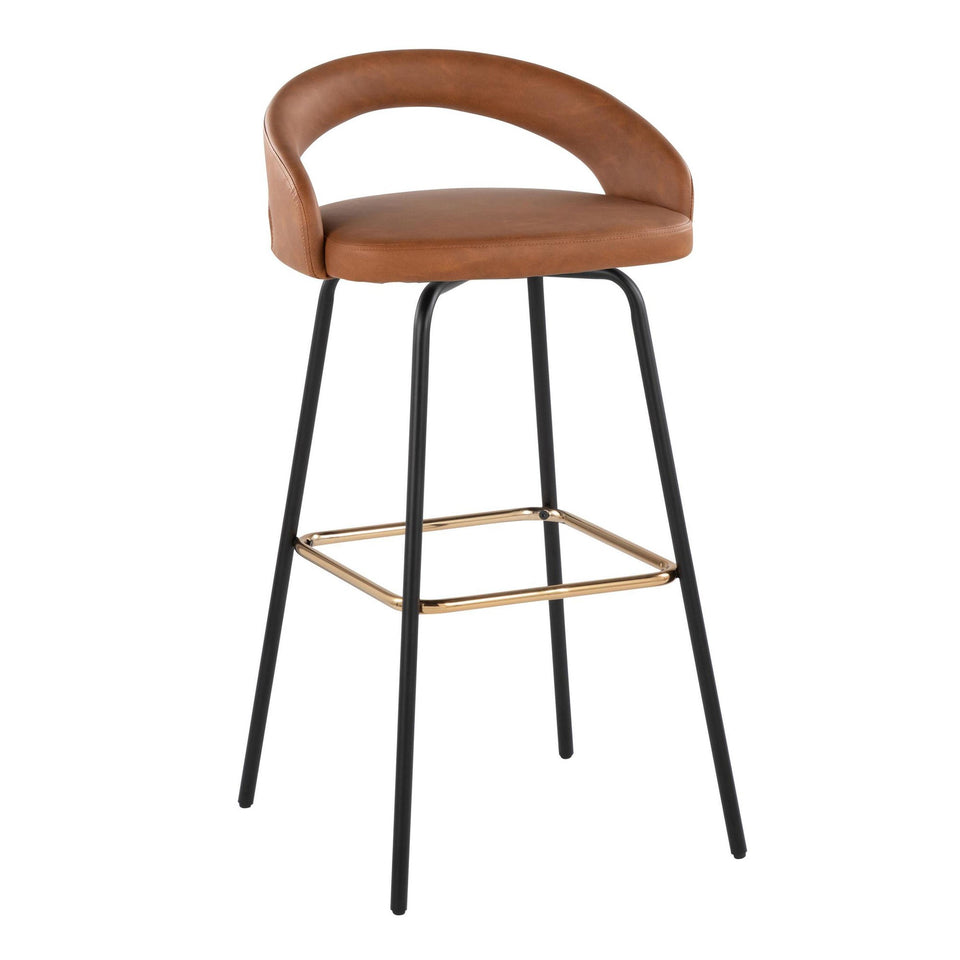 Grotto Upholstered 30" Fixed-Height Barstool - Set of 2