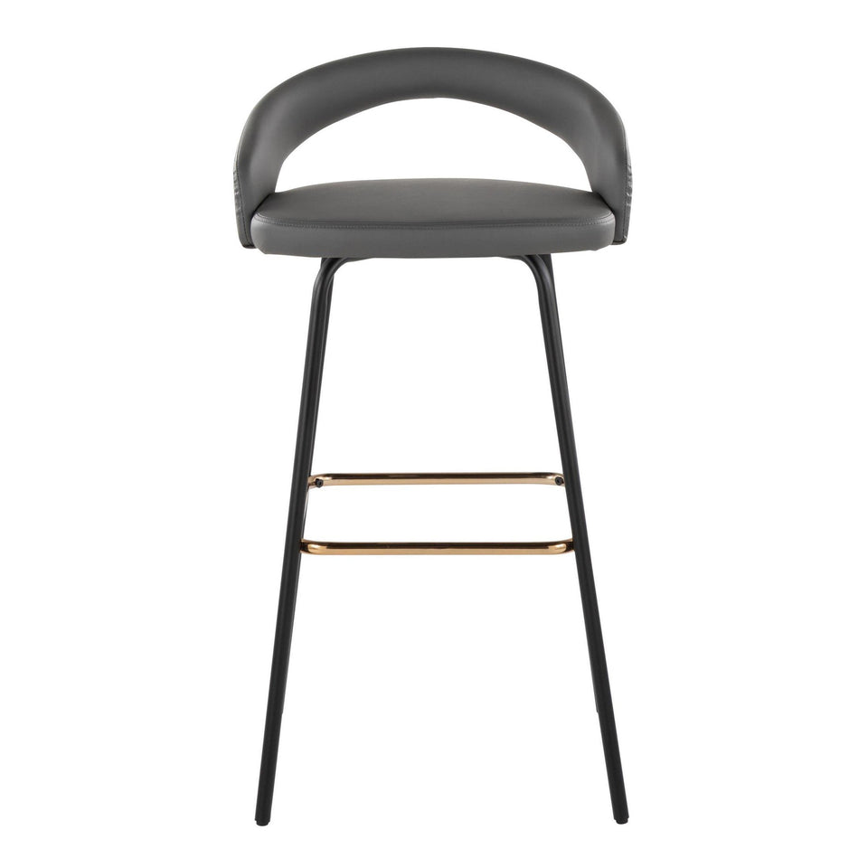 Grotto Upholstered 30" Fixed-Height Barstool - Set of 2