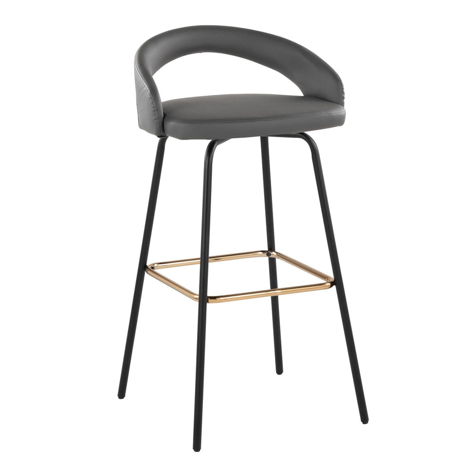 Grotto Upholstered 30" Fixed-Height Barstool - Set of 2