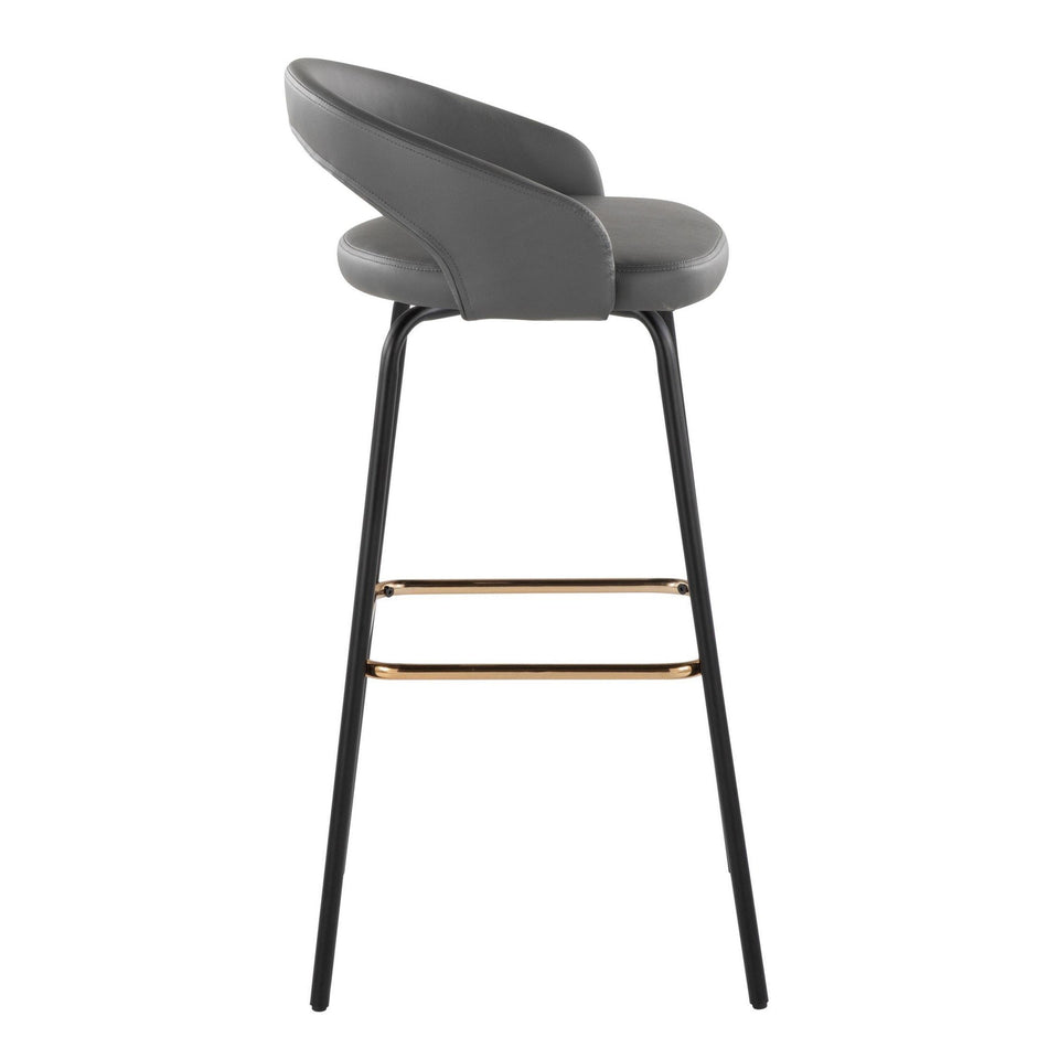Grotto Upholstered 30" Fixed-Height Barstool - Set of 2