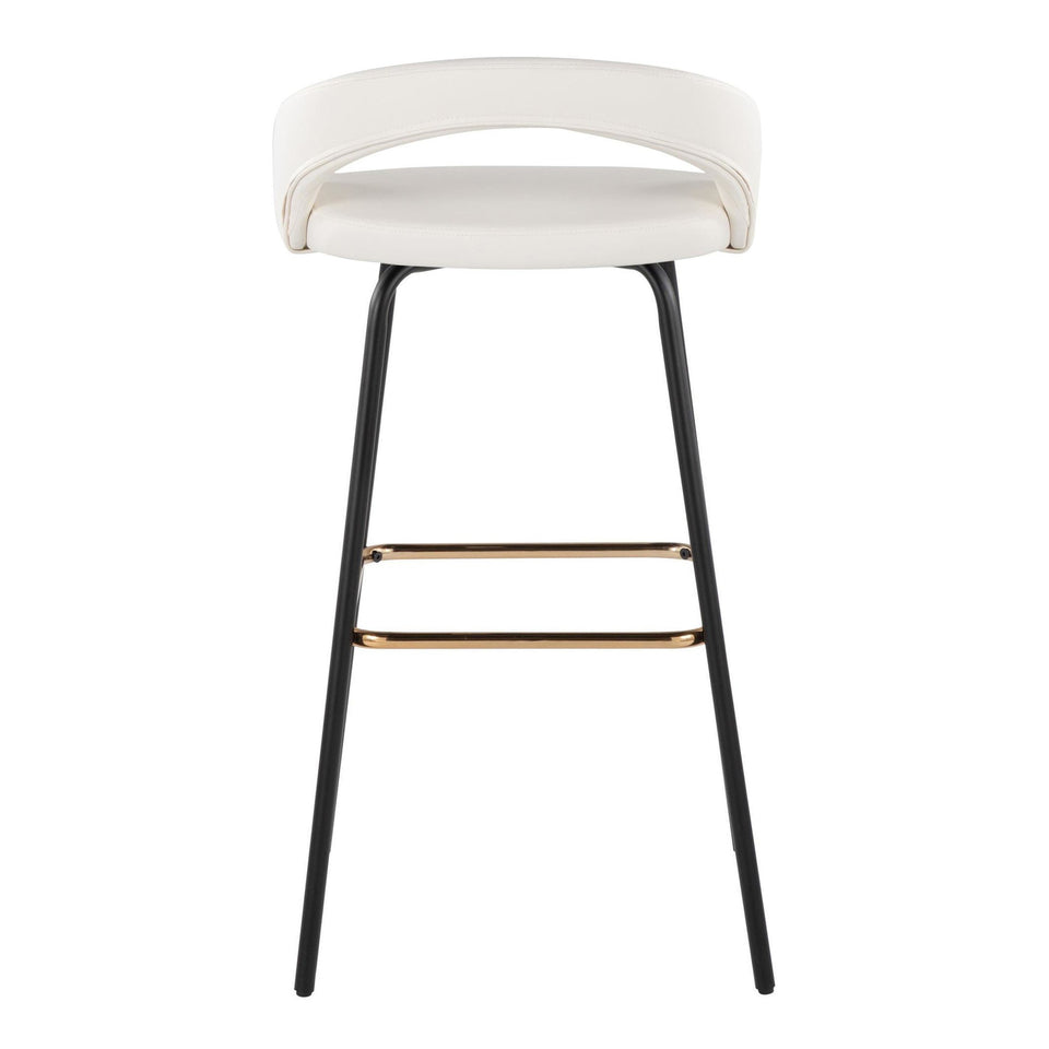 Grotto Upholstered 30" Fixed-Height Barstool - Set of 2