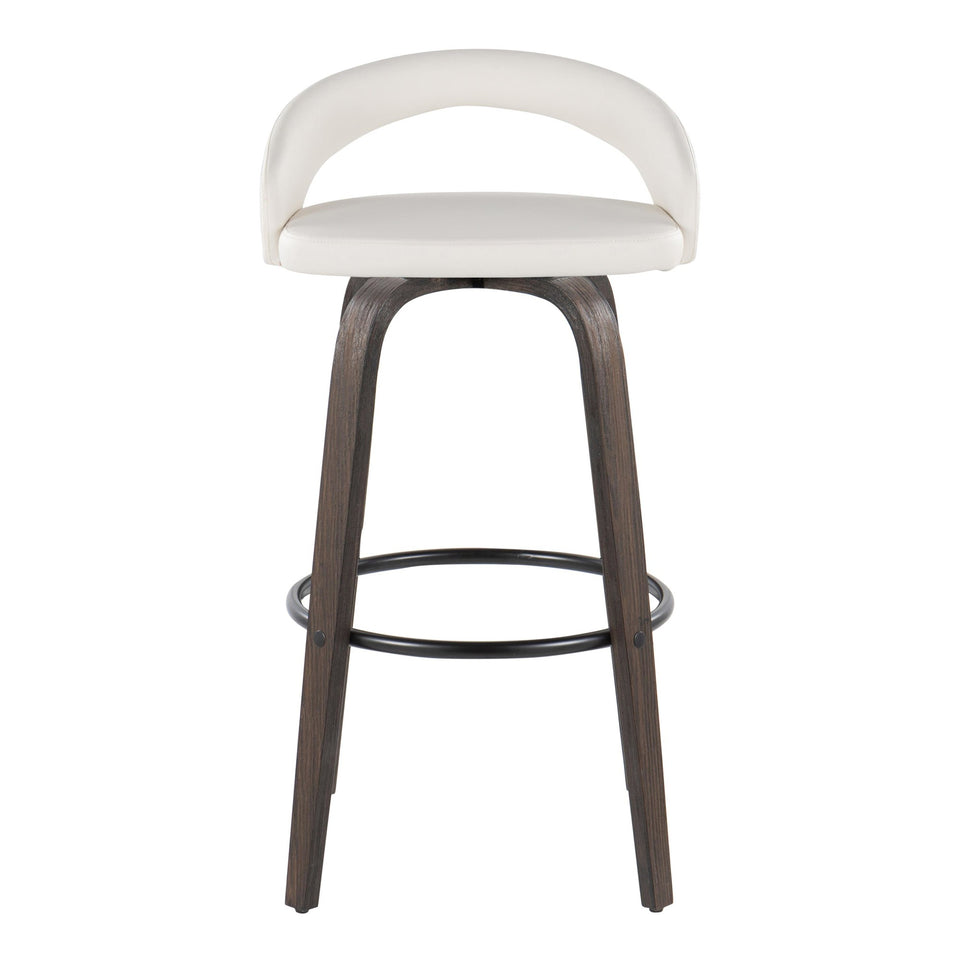 Grotto Upholstered 30" Fixed-Height Barstool - Set of 2