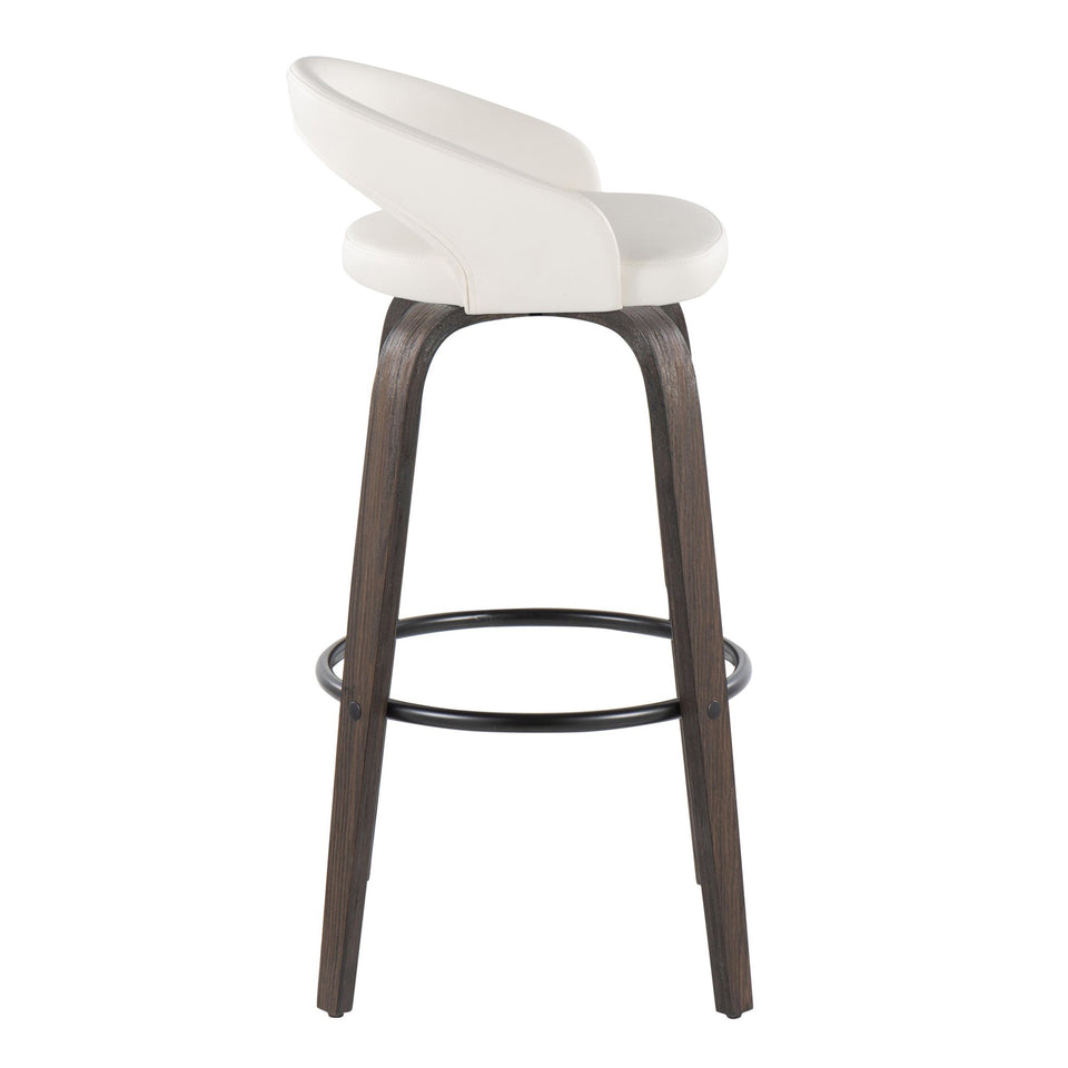 Grotto Upholstered 30" Fixed-Height Barstool - Set of 2