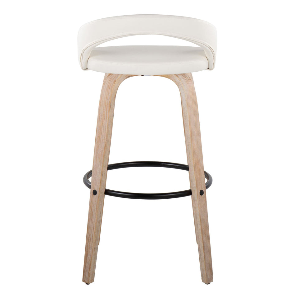 Grotto Upholstered 30" Fixed-Height Barstool - Set of 2