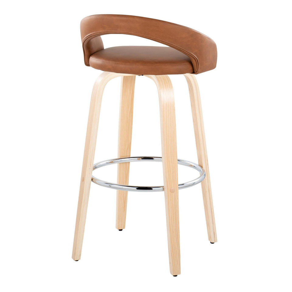 Grotto Upholstered 30" Fixed-Height Barstool - Set of 2