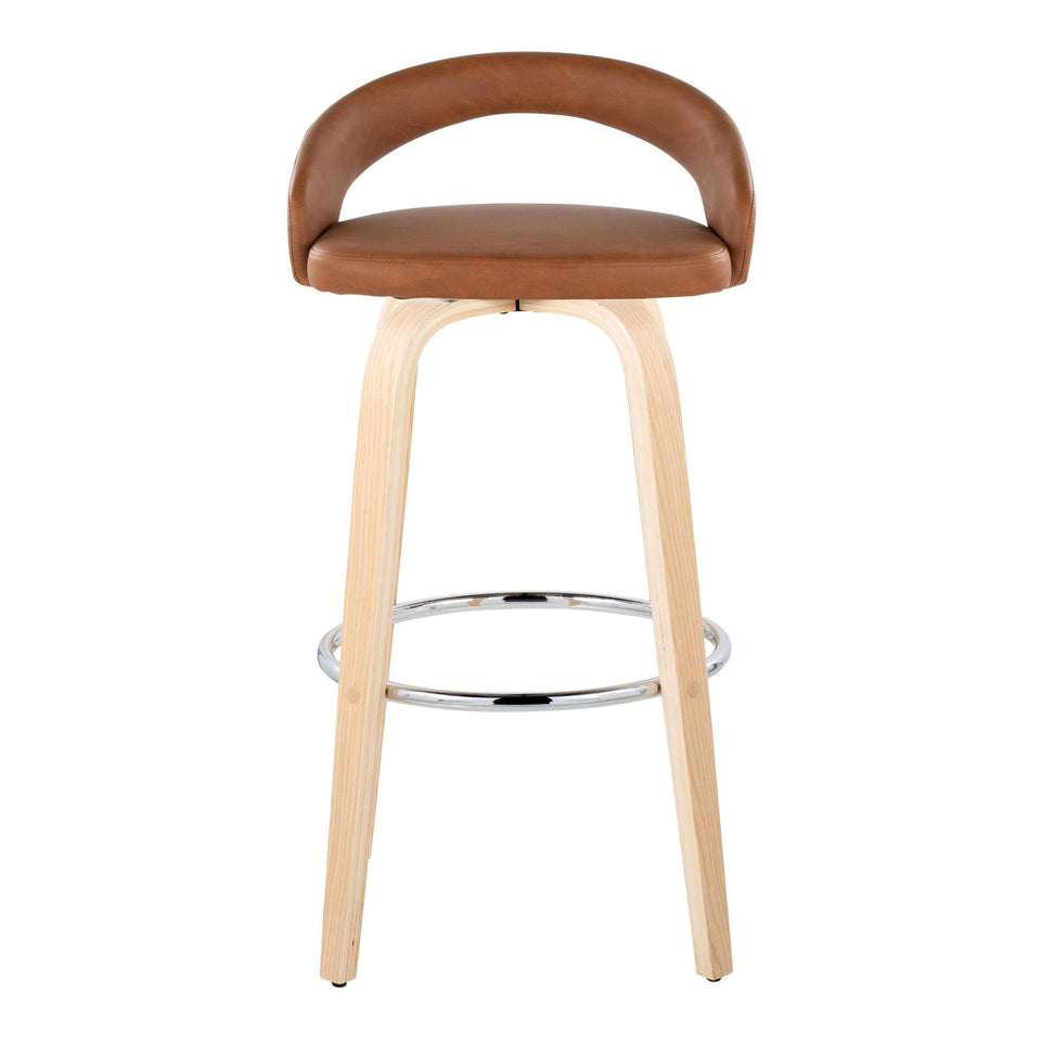 Grotto Upholstered 30" Fixed-Height Barstool - Set of 2