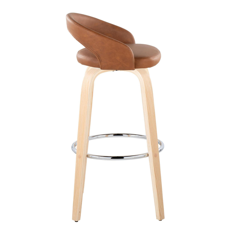Grotto Upholstered 30" Fixed-Height Barstool - Set of 2