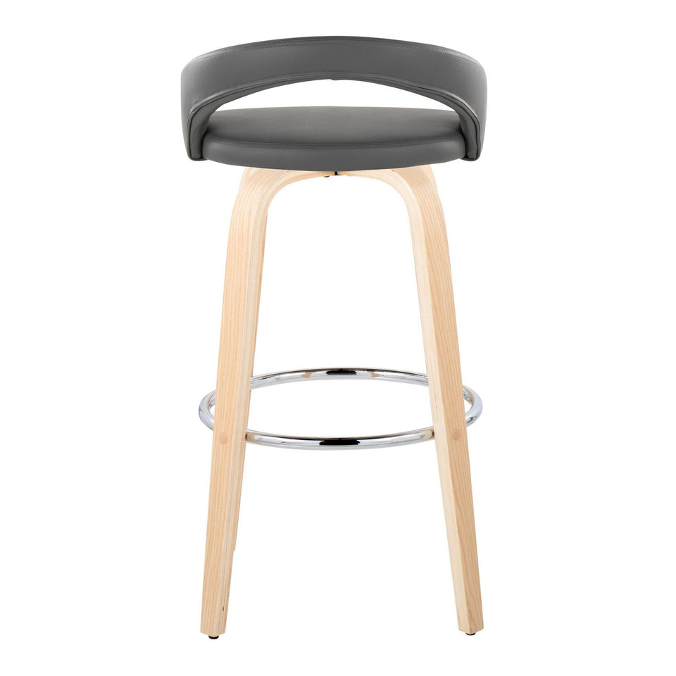 Grotto Upholstered 30" Fixed-Height Barstool - Set of 2