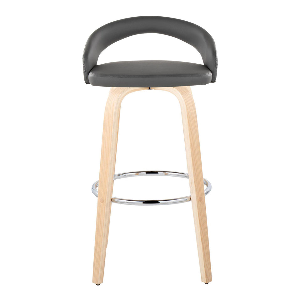 Grotto Upholstered 30" Fixed-Height Barstool - Set of 2