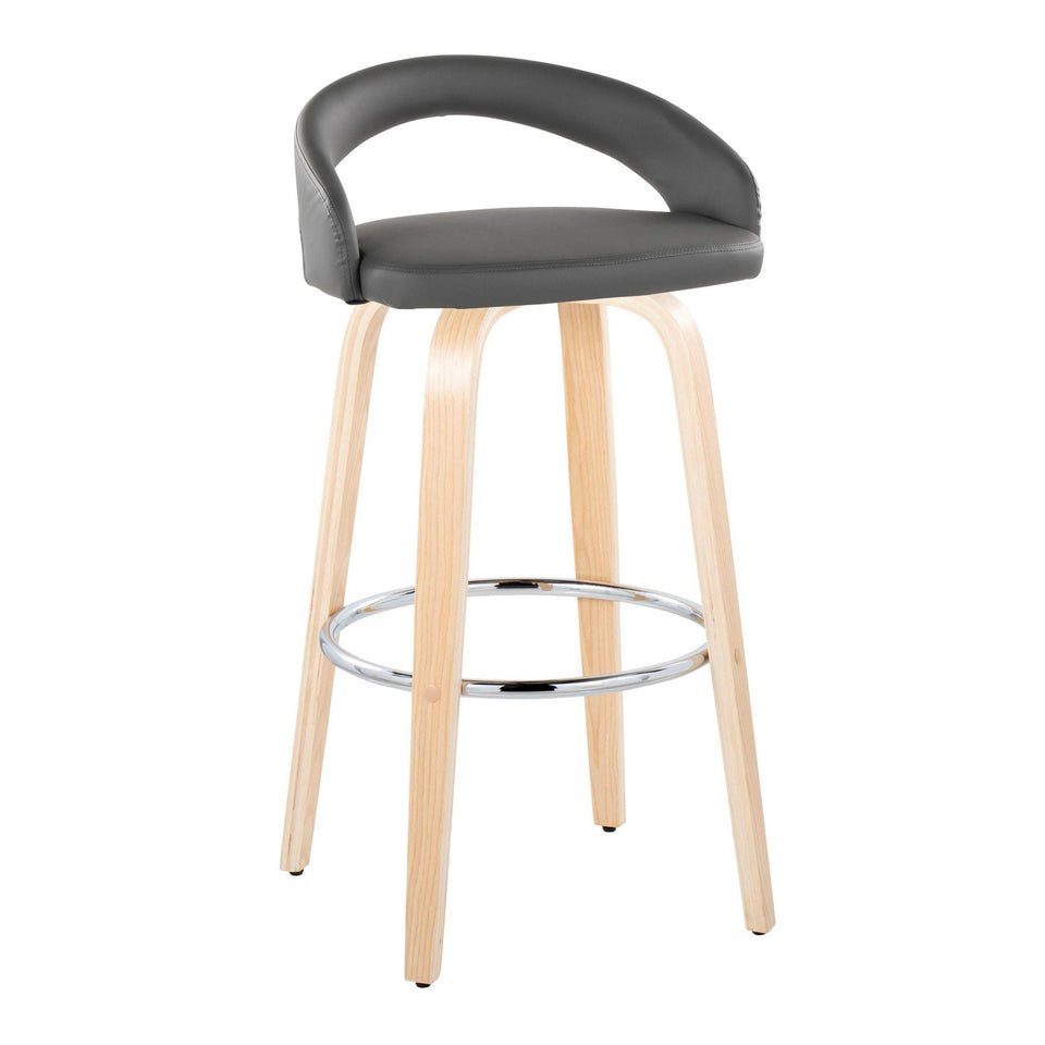 Grotto Upholstered 30" Fixed-Height Barstool - Set of 2