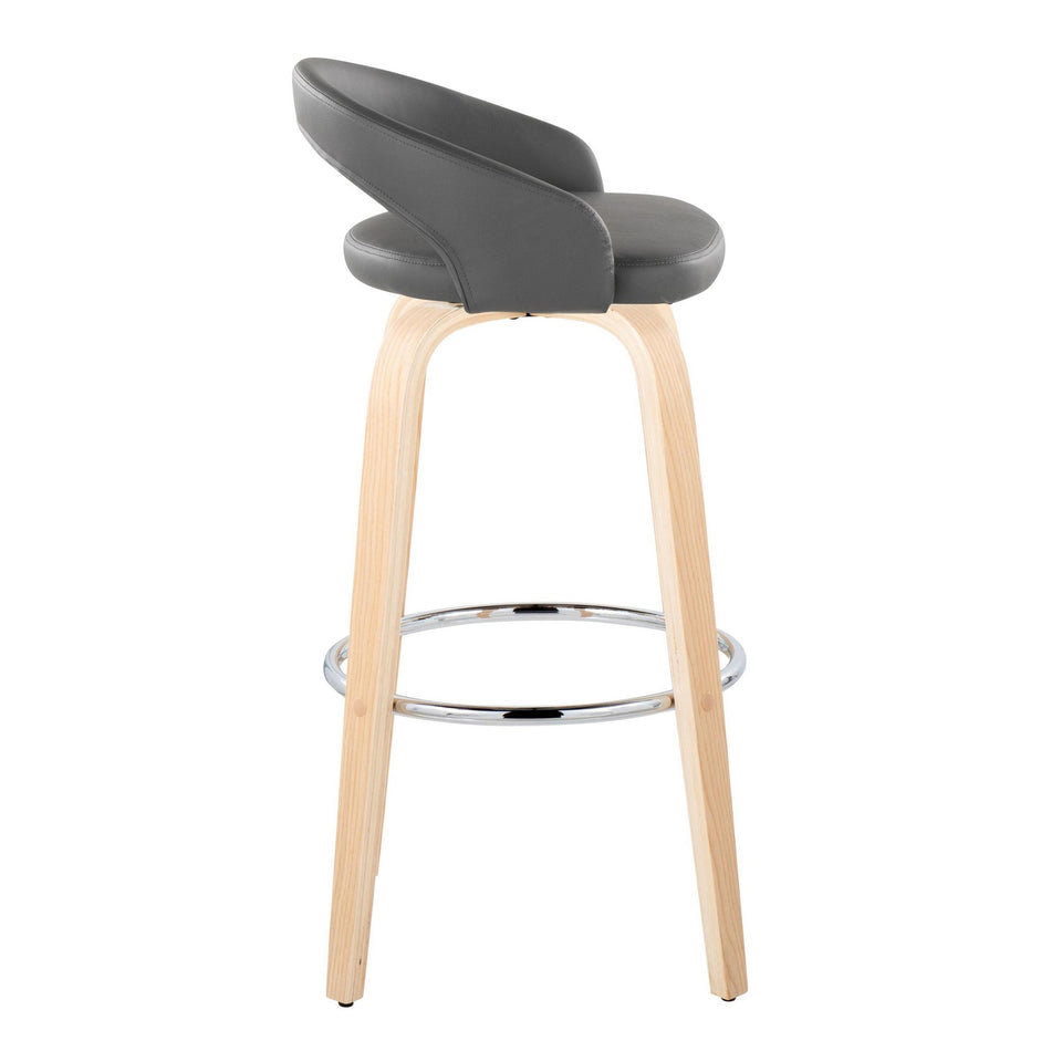 Grotto Upholstered 30" Fixed-Height Barstool - Set of 2