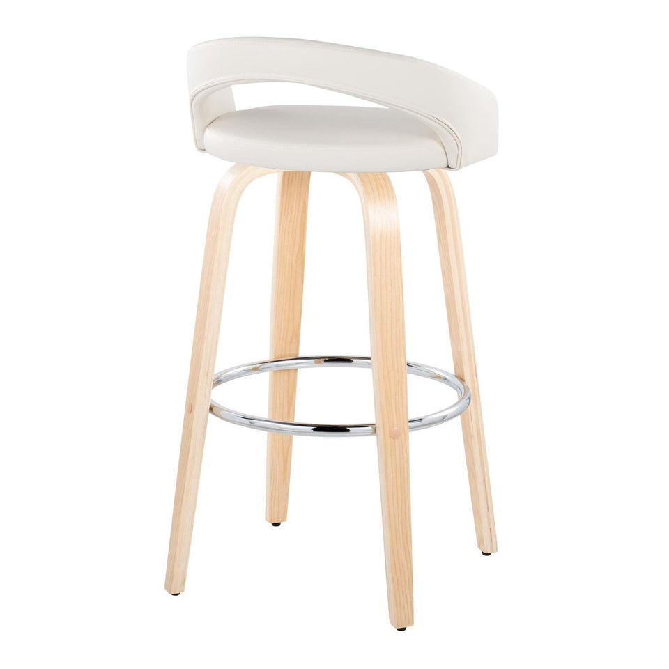 Grotto Upholstered 30" Fixed-Height Barstool - Set of 2