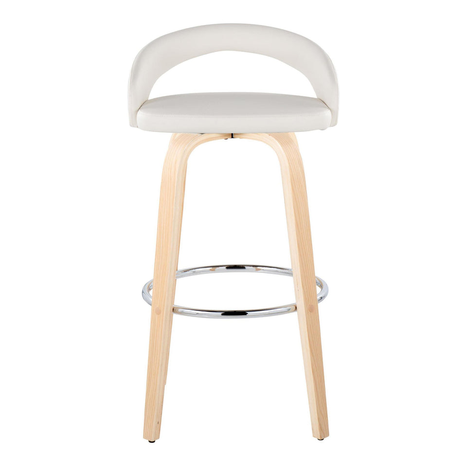 Grotto Upholstered 30" Fixed-Height Barstool - Set of 2
