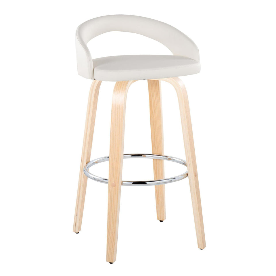 Grotto Upholstered 30" Fixed-Height Barstool - Set of 2