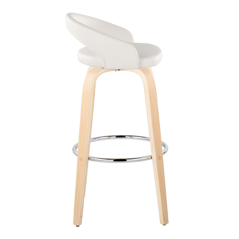 Grotto Upholstered 30" Fixed-Height Barstool - Set of 2