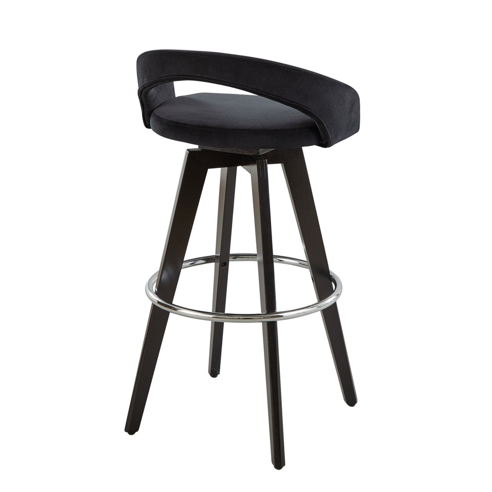 Grotto Upholstered 30" Fixed-Height Barstool - Set of 2