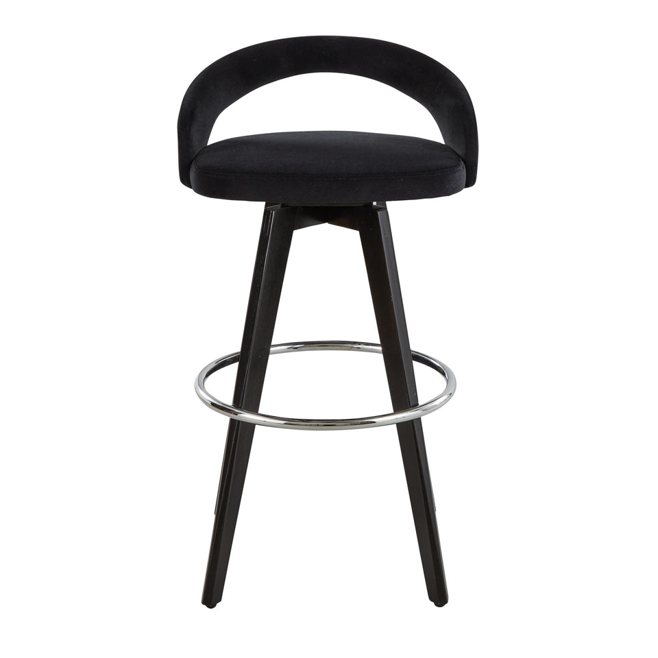 Grotto Upholstered 30" Fixed-Height Barstool - Set of 2