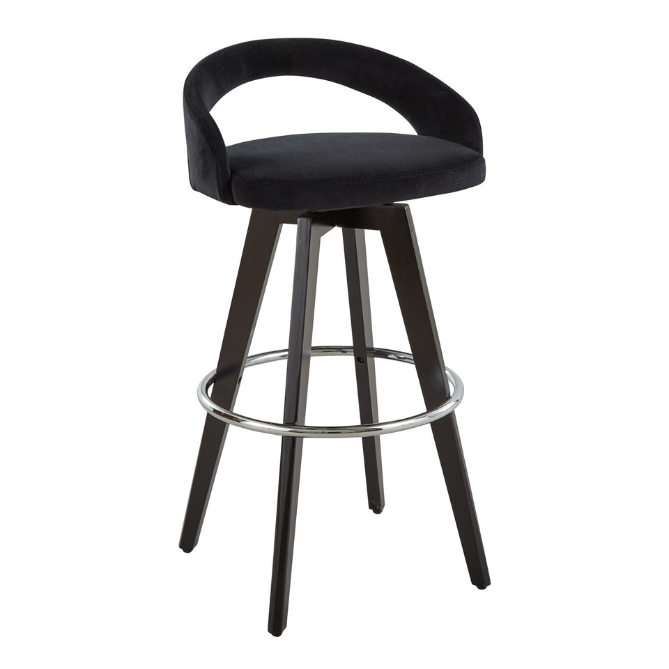 Grotto Upholstered 30" Fixed-Height Barstool - Set of 2