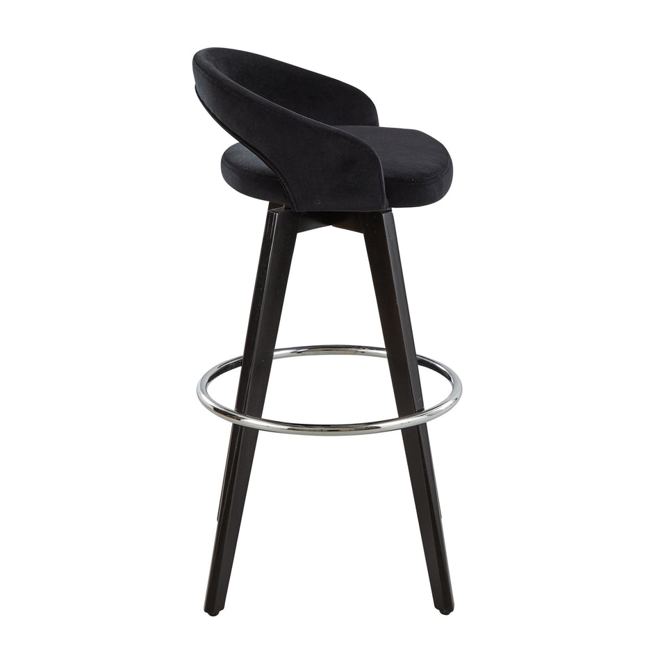 Grotto Upholstered 30" Fixed-Height Barstool - Set of 2