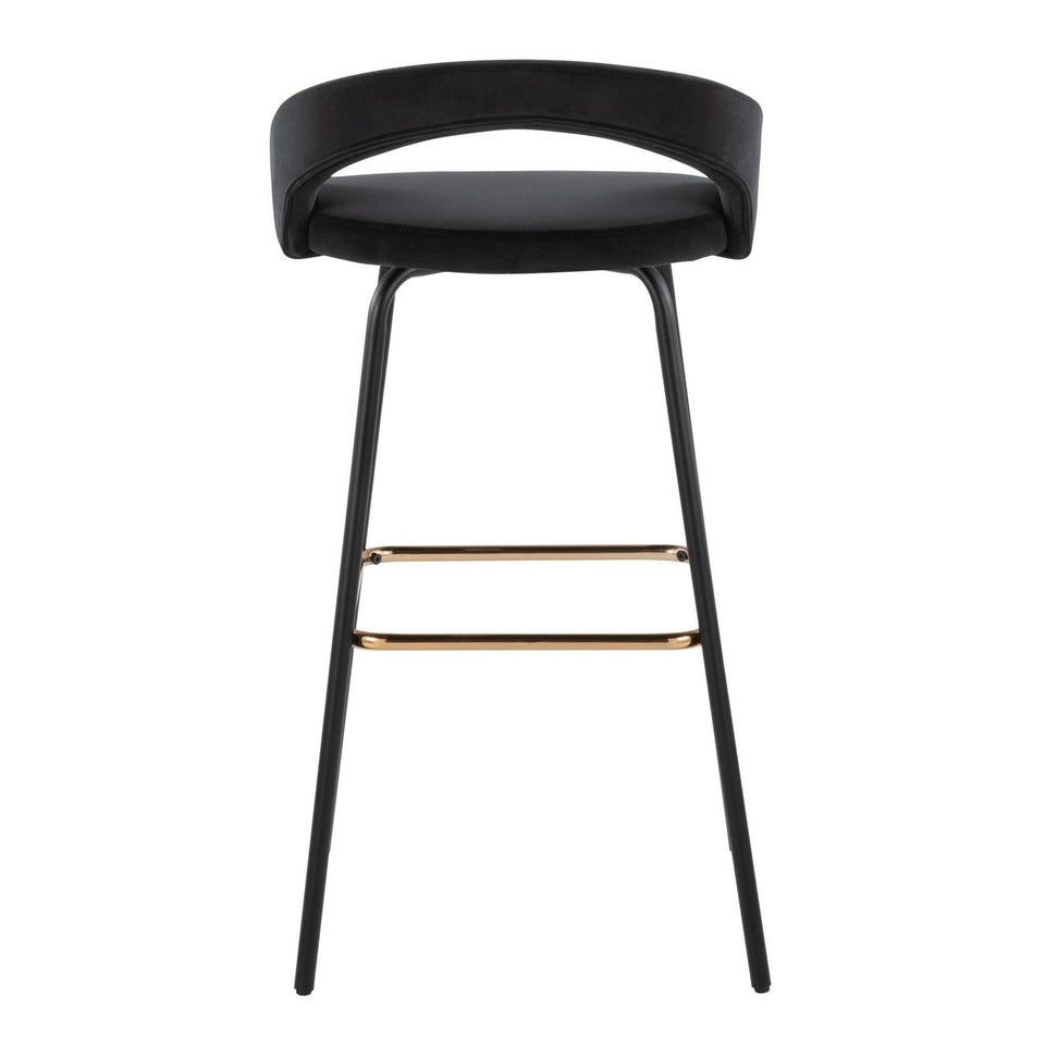 Grotto Upholstered 30" Fixed-Height Barstool - Set of 2