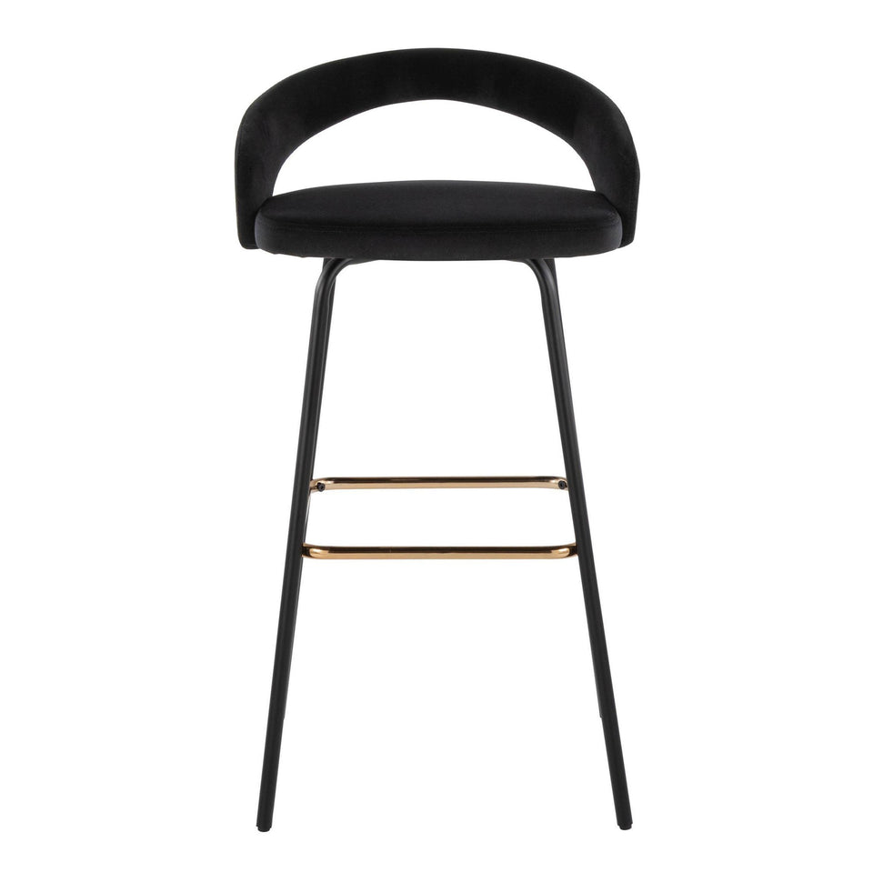 Grotto Upholstered 30" Fixed-Height Barstool - Set of 2