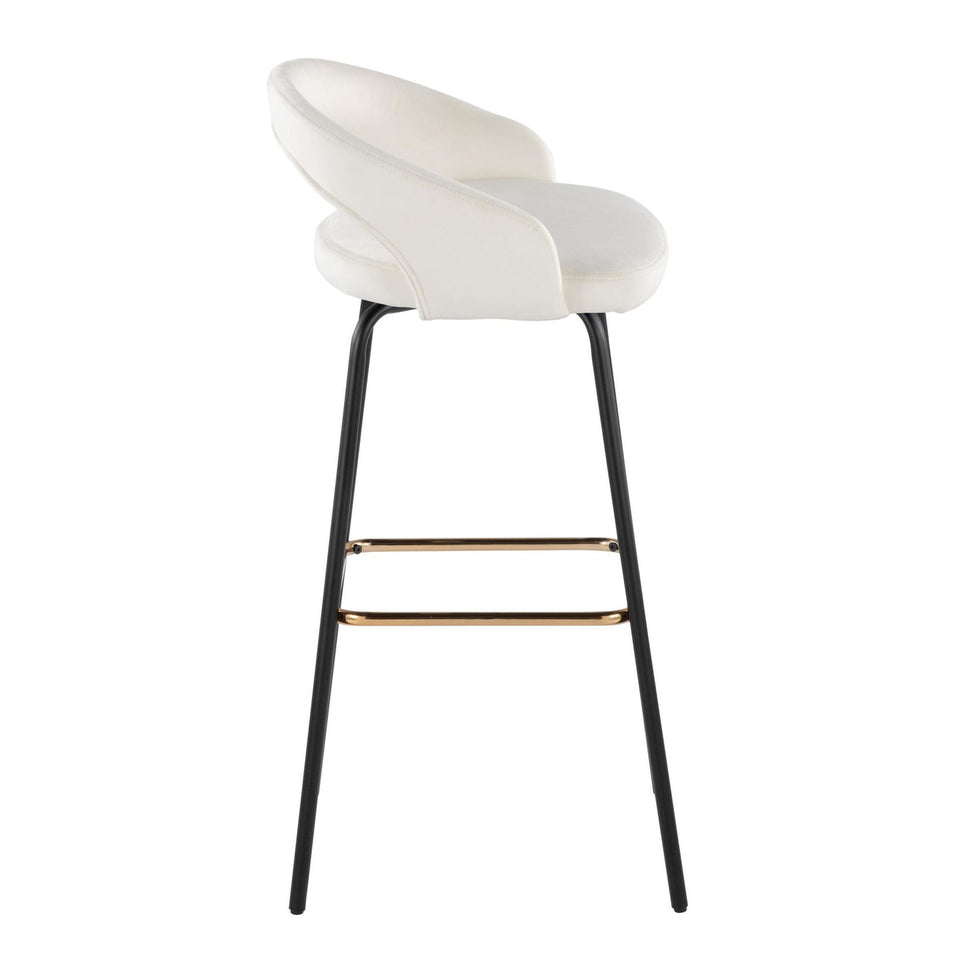 Grotto Upholstered 30" Fixed-Height Barstool - Set of 2