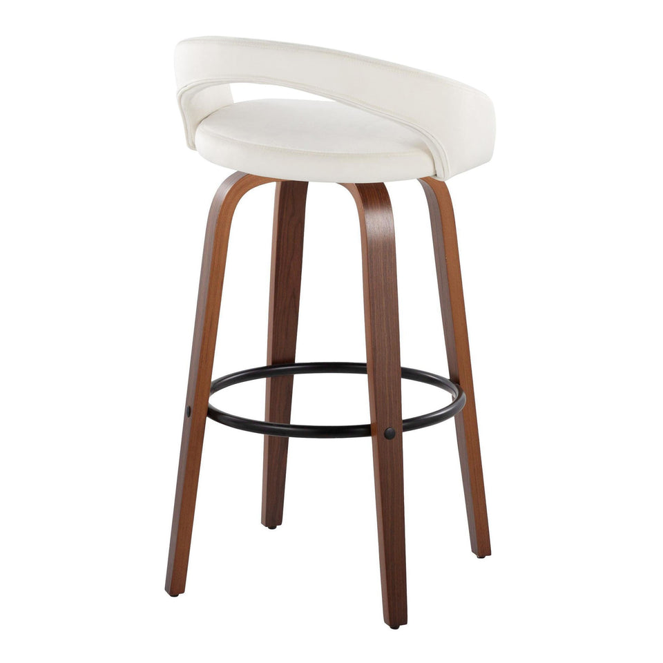 Grotto Upholstered 30" Fixed-Height Barstool - Set of 2