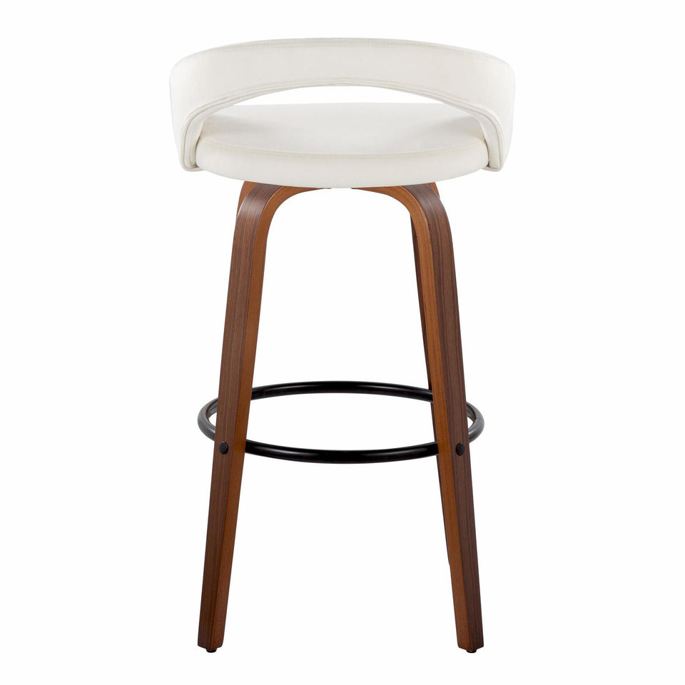 Grotto Upholstered 30" Fixed-Height Barstool - Set of 2