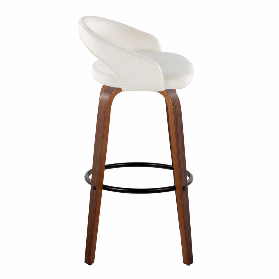 Grotto Upholstered 30" Fixed-Height Barstool - Set of 2