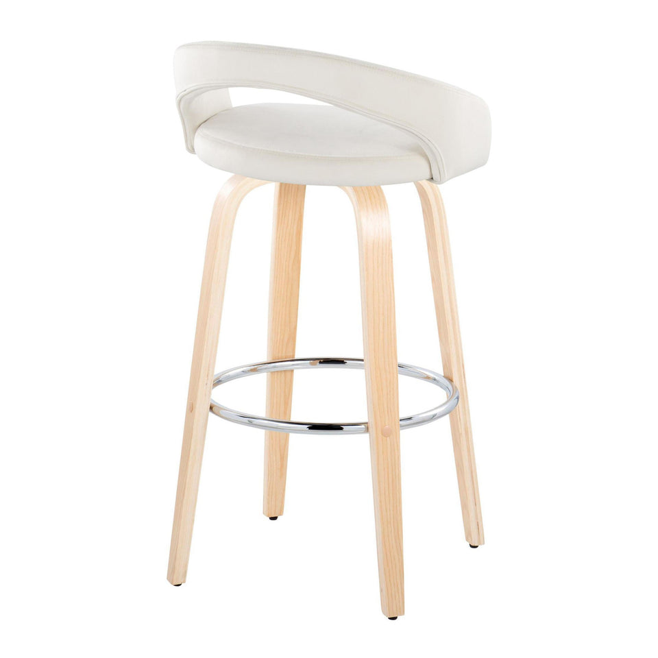 Grotto Upholstered 30" Fixed-Height Barstool - Set of 2