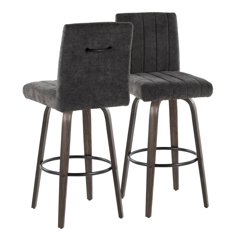 Hank 30" Fixed-Height Barstool - Set of 2