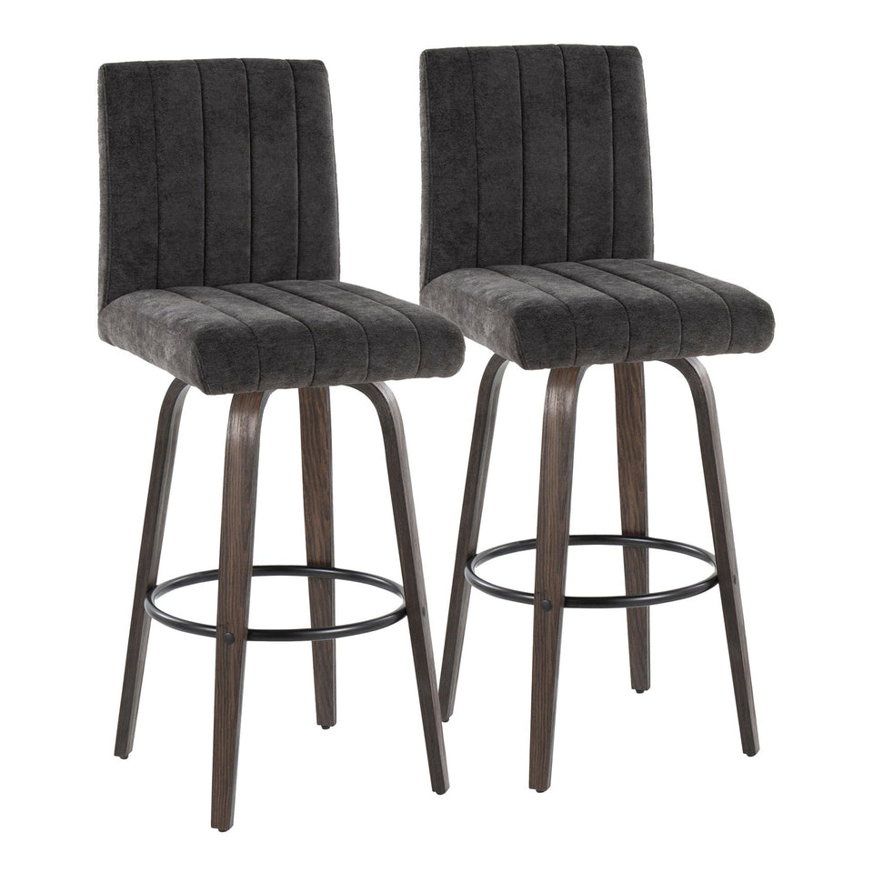 Hank 30" Fixed-Height Barstool - Set of 2