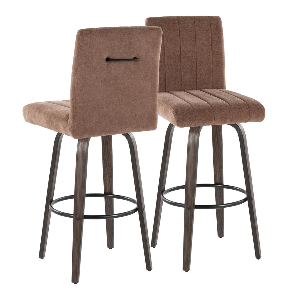 Hank 30" Fixed-Height Barstool - Set of 2
