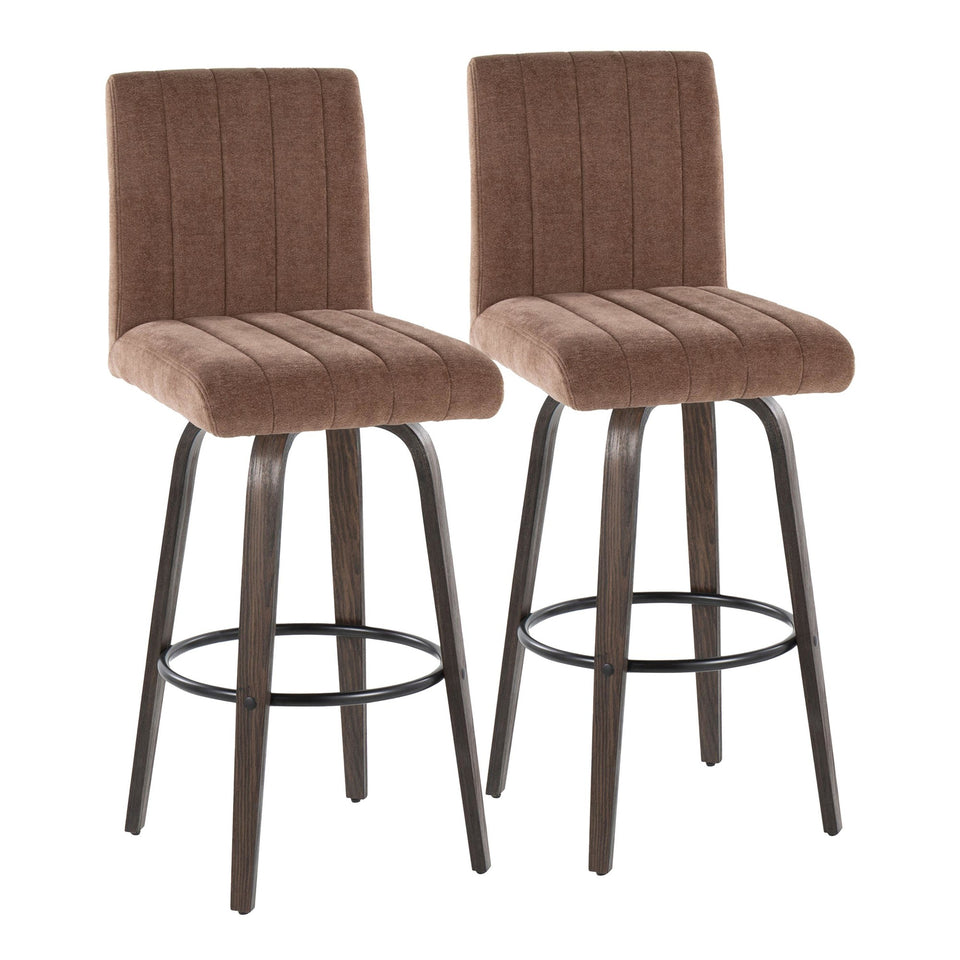 Hank 30" Fixed-Height Barstool - Set of 2