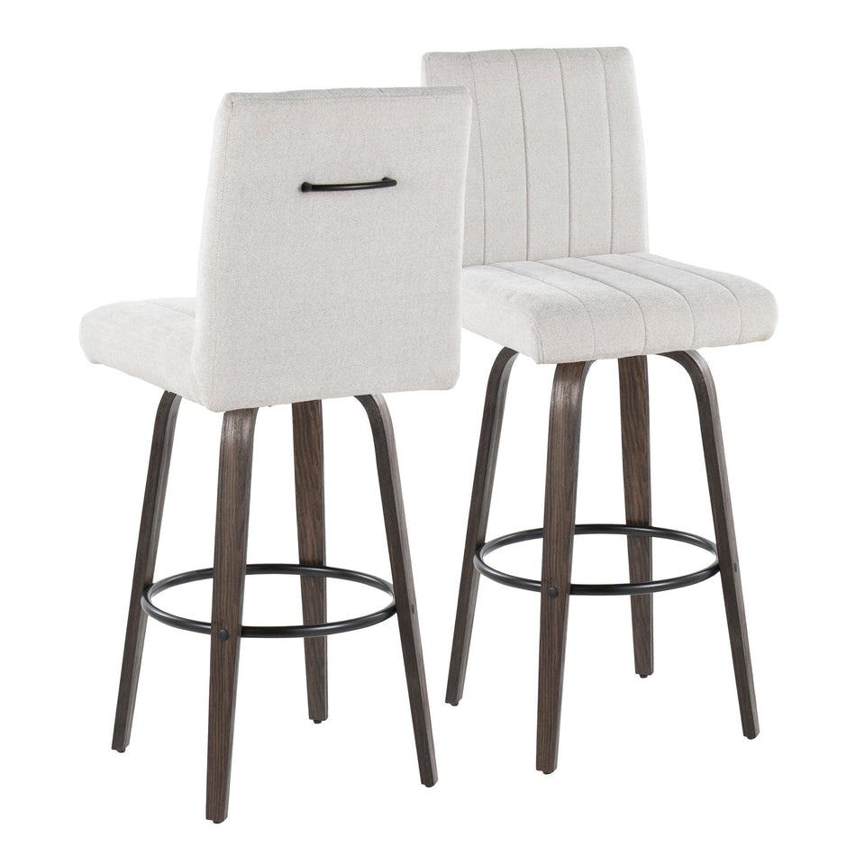 Hank 30" Fixed-Height Barstool - Set of 2